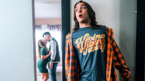 Stepson Joins Bully To Fuck His Whore Stepmom Aderes Hard