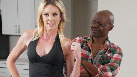 Nosy Blonde Neighbor Alli Gets Pounded After Fake Complaint