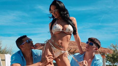 Anissa kate - alex jones, ethan seeks, anal, outdoor, threesome, dp, double penetration, french, milf, brunette, big tits, big boobs, bedroom, high heels, cumshot
