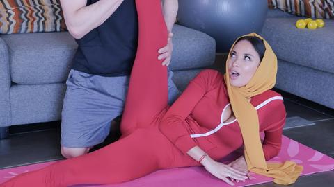 Anissa kate - chris johnson, housewife, cheating, personal trainer, workout, milf, brunette, big tits, big boobs, couch, creampie