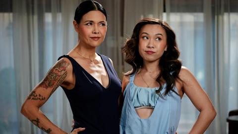 Dana vespoli - kimmy kimm, lesbian, landlady, tenant, asian, milf, mature, older woman, brunette, teen, tattoos, bedroom