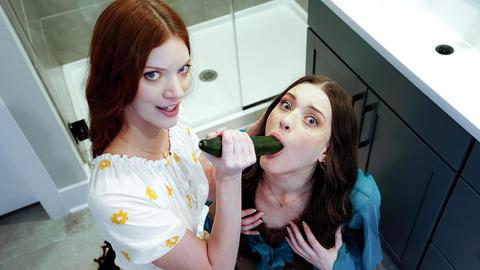 Erin everheart - olivia madison, pov, stepmom, stepdaughter, stepson, stepsister, stepbrother, strap-on, redhead, threesome, ffm, brunette, kitchen, bedroom, cumshot