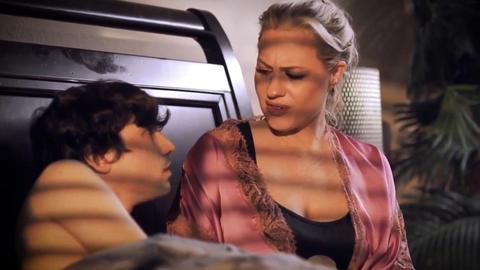 Blonde Stepmom Jessica Consoles Boy With Full Ride