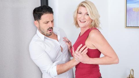 Pretty petunia - tony marzo, blonde, big tits, big boobs, bedroom, milf, mature, older woman, cumshot, cum on face